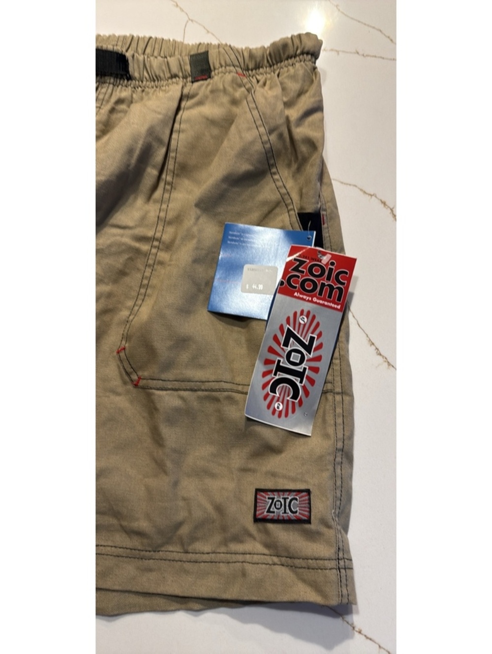 Zoic Khaki Cargo Shorts 2XL Made in the USA